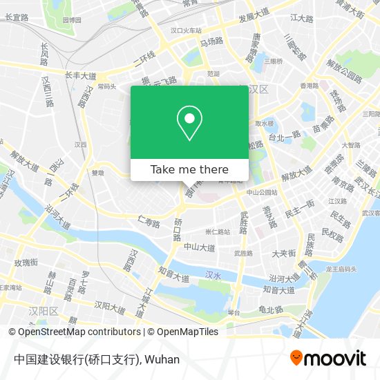 中国建设银行(硚口支行) map