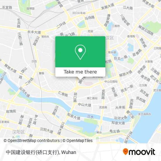 中国建设银行(硚口支行) map