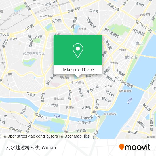 云水越过桥米线 map