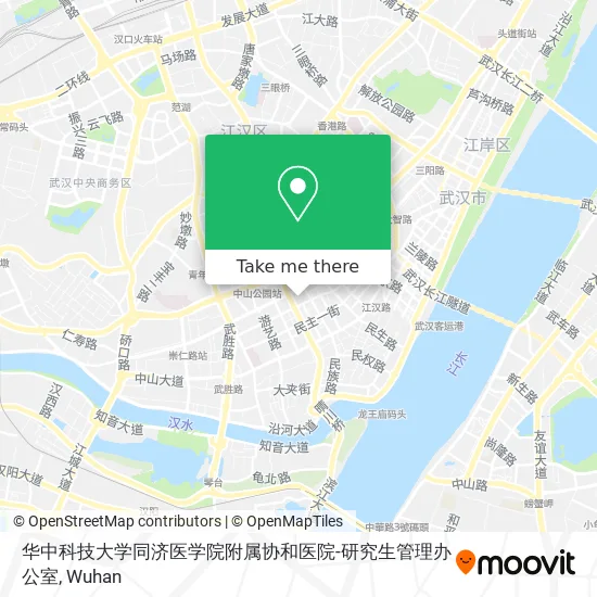 华中科技大学同济医学院附属协和医院-研究生管理办公室 map