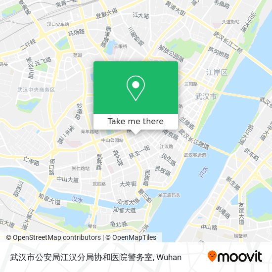 武汉市公安局江汉分局协和医院警务室 map