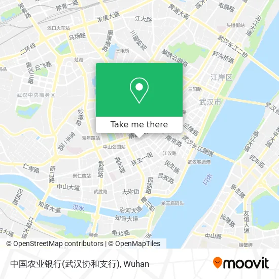 中国农业银行(武汉协和支行) map