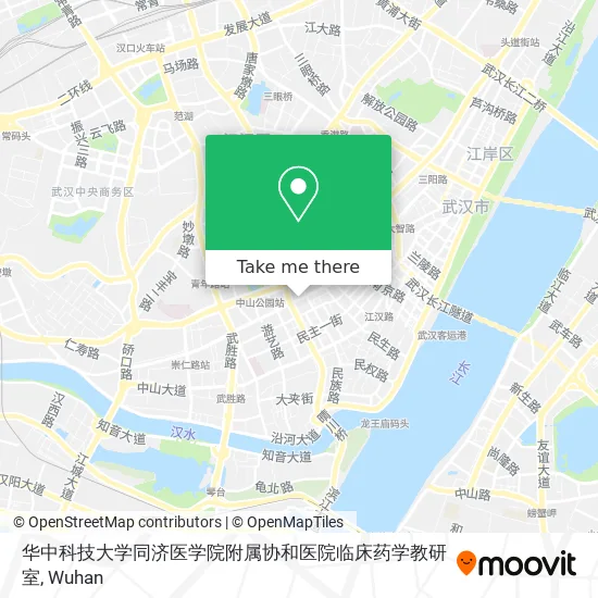华中科技大学同济医学院附属协和医院临床药学教研室 map