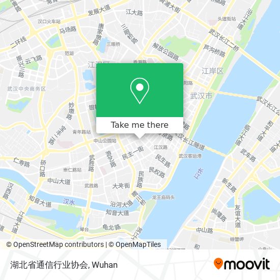 湖北省通信行业协会 map