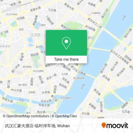 武汉汇豪大酒店-临时停车场 map