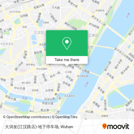 大润发(江汉路店)-地下停车场 map