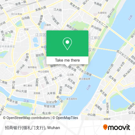 招商银行(循礼门支行) map