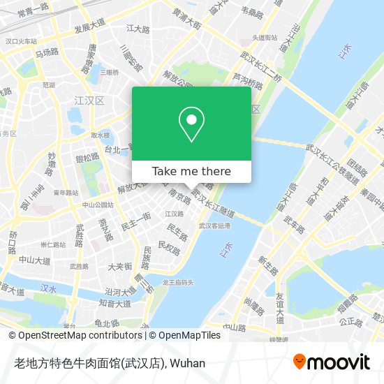 老地方特色牛肉面馆(武汉店) map