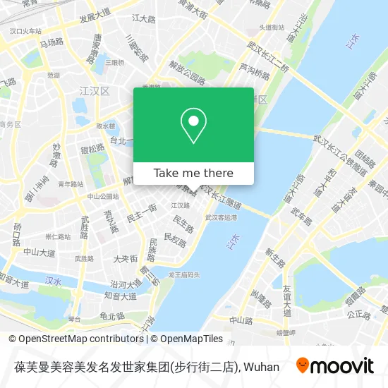 葆芙曼美容美发名发世家集团(步行街二店) map