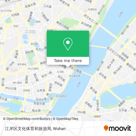 江岸区文化体育和旅游局 map