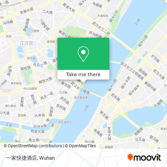 一家快捷酒店 map