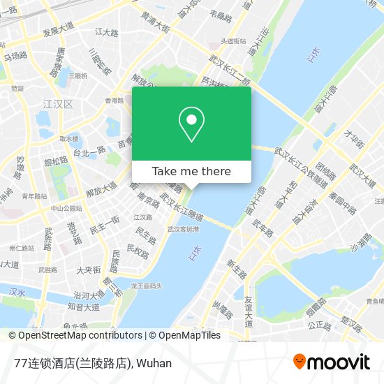77连锁酒店(兰陵路店) map