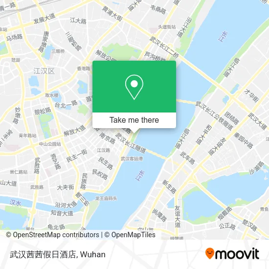 武汉茜茜假日酒店 map