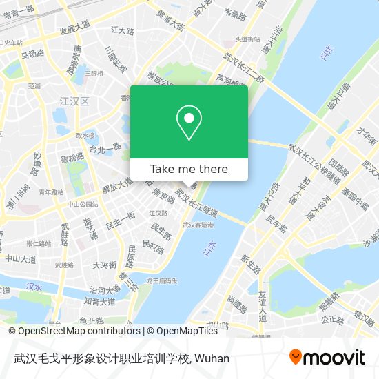 武汉毛戈平形象设计职业培训学校 map