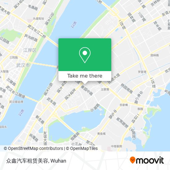 众鑫汽车租赁美容 map