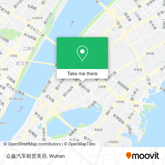 众鑫汽车租赁美容 map