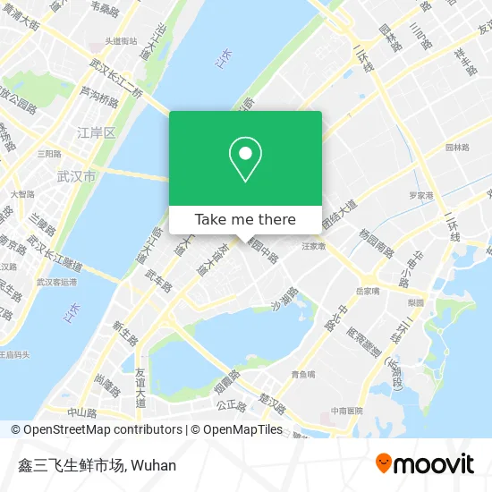 鑫三飞生鲜市场 map