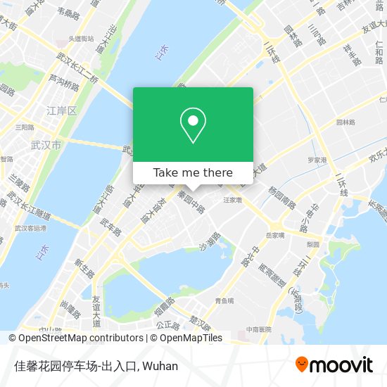 佳馨花园停车场-出入口 map