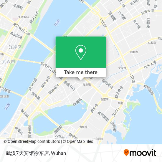 武汉7天宾馆徐东店 map