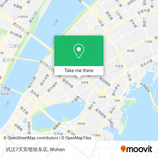 武汉7天宾馆徐东店 map