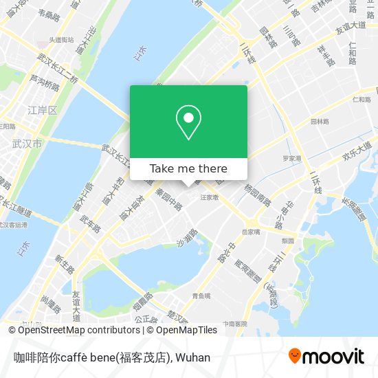 咖啡陪你caffè bene(福客茂店) map