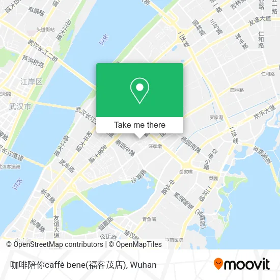 咖啡陪你caffè bene(福客茂店) map