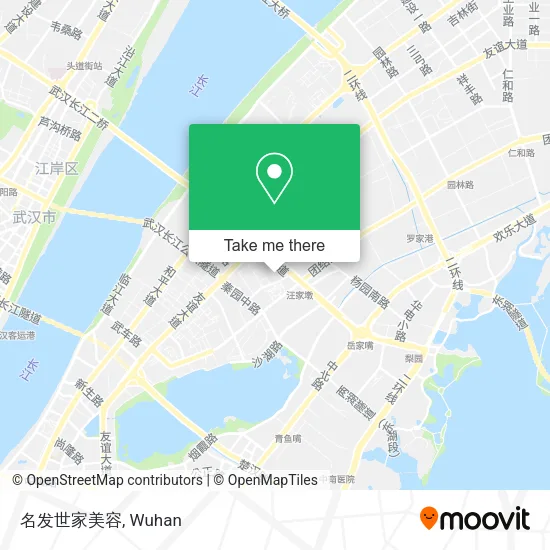 名发世家美容 map