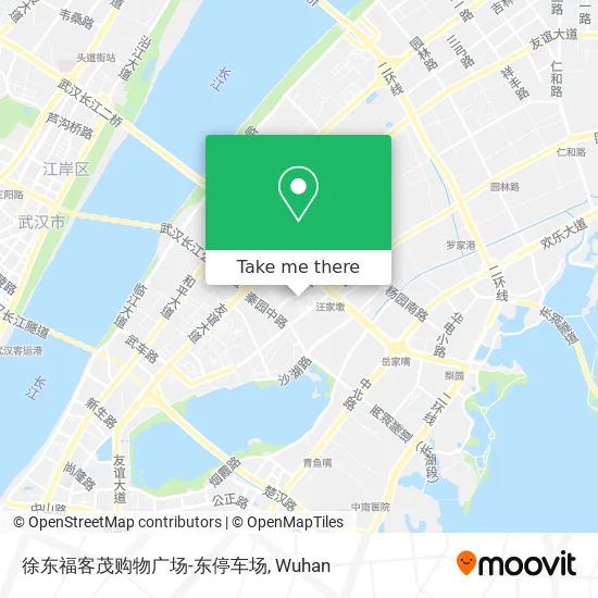 徐东福客茂购物广场-东停车场 map