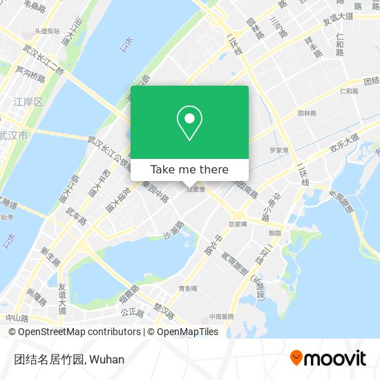 团结名居竹园 map