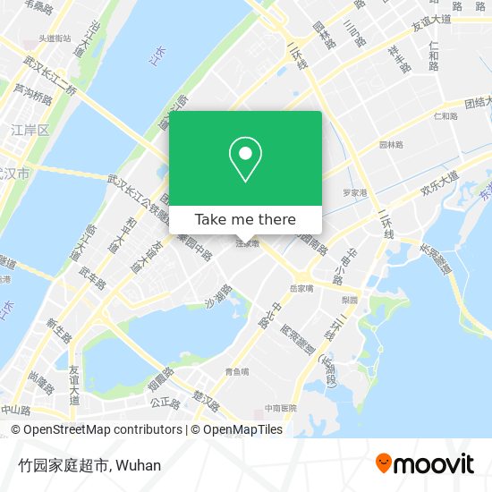 竹园家庭超市 map