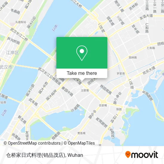 仓桥家日式料理(销品茂店) map