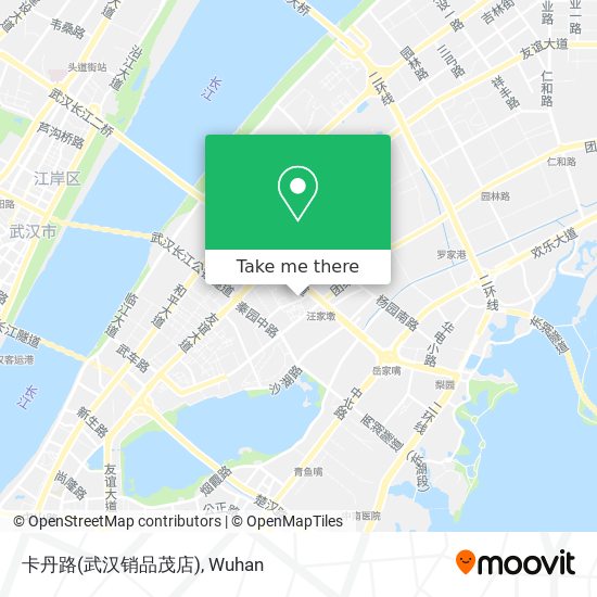 卡丹路(武汉销品茂店) map