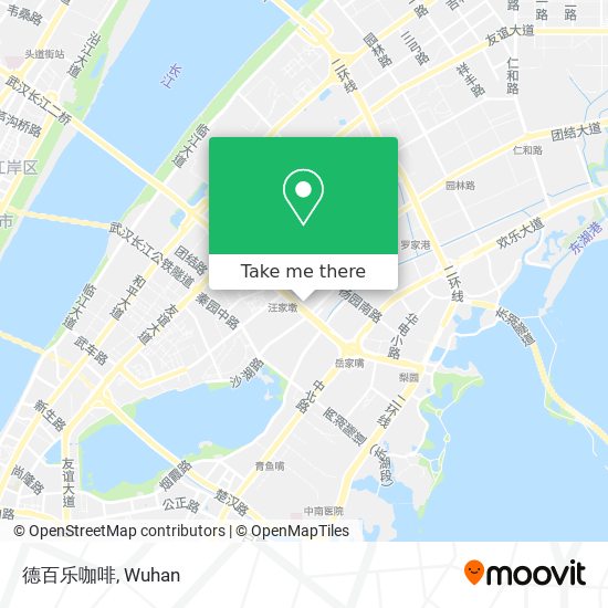 德百乐咖啡 map