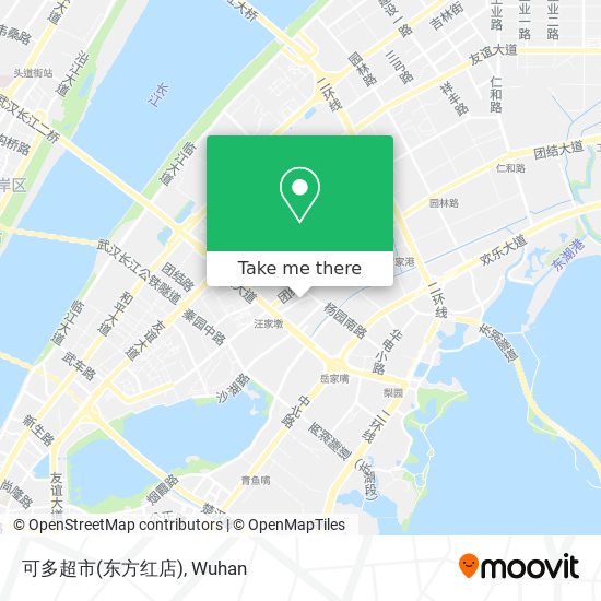 可多超市(东方红店) map