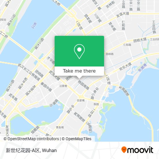 新世纪花园-A区 map