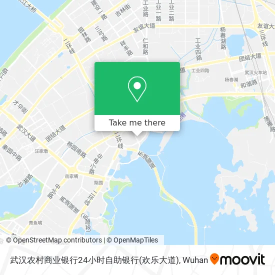 武汉农村商业银行24小时自助银行(欢乐大道) map