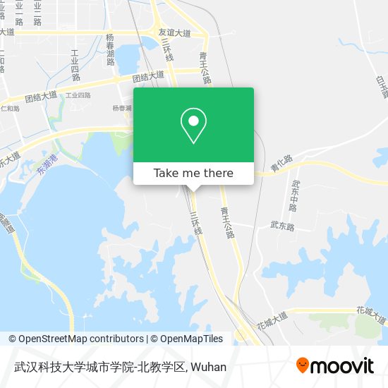 武汉科技大学城市学院-北教学区 map