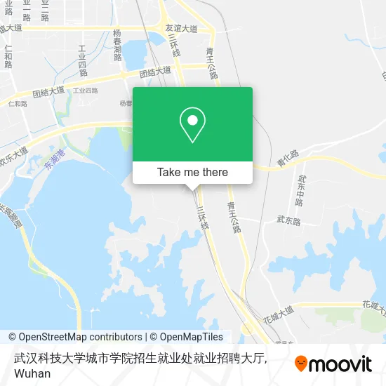武汉科技大学城市学院招生就业处就业招聘大厅 map