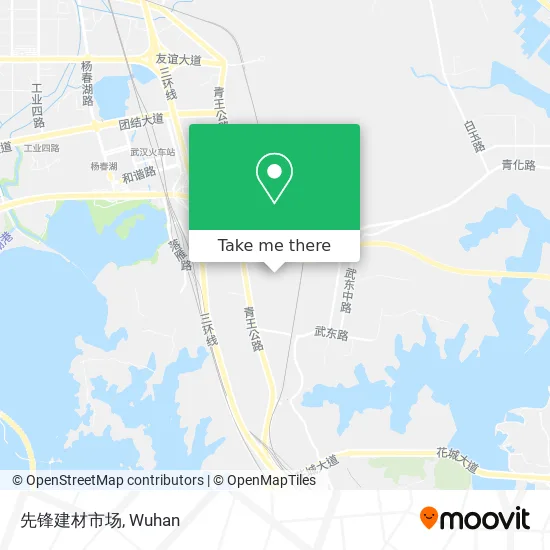 先锋建材市场 map