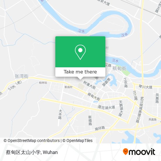 蔡甸区太山小学 map