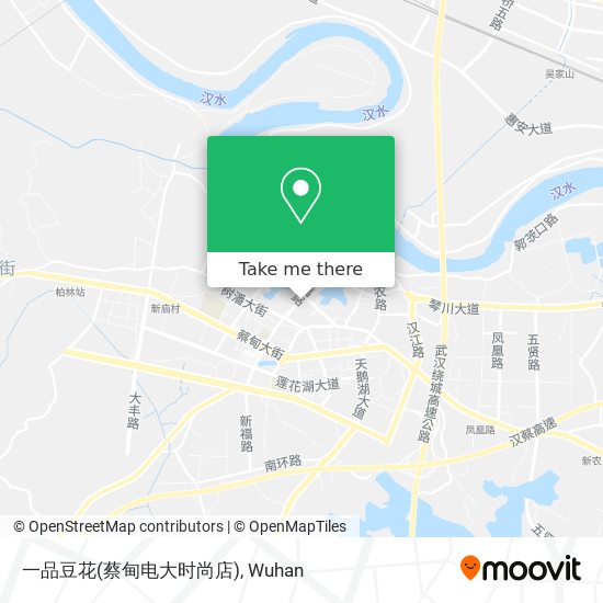 一品豆花(蔡甸电大时尚店) map