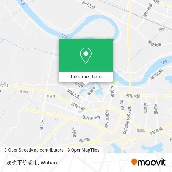 欢欢平价超市 map