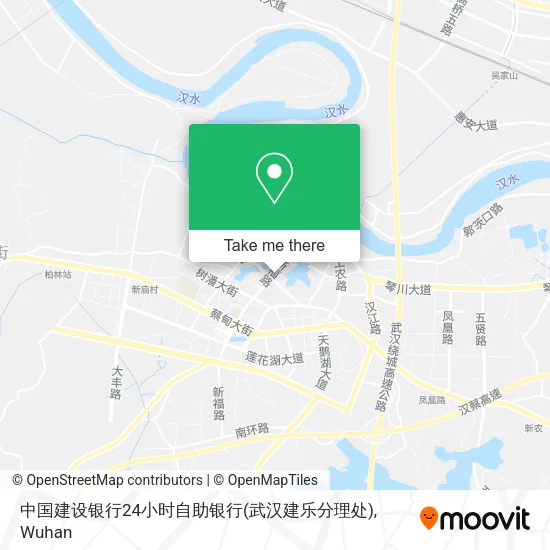 中国建设银行24小时自助银行(武汉建乐分理处) map