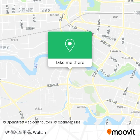 银湖汽车用品 map