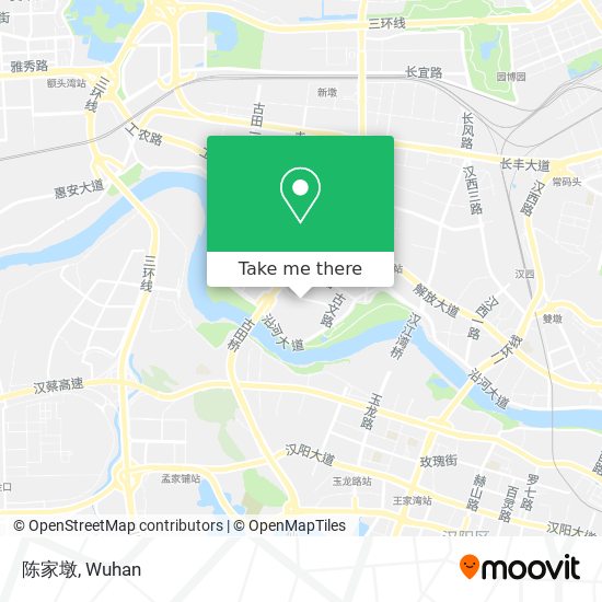 陈家墩 map