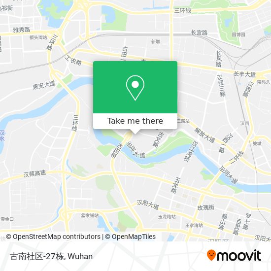 古南社区-27栋 map