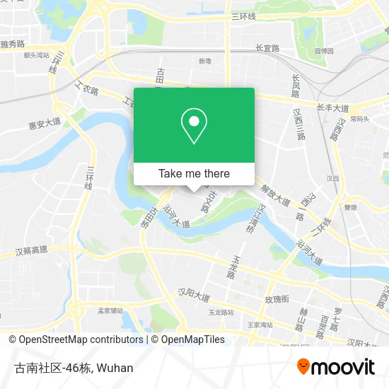 古南社区-46栋 map