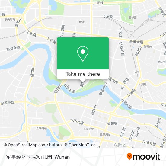 军事经济学院幼儿园 map