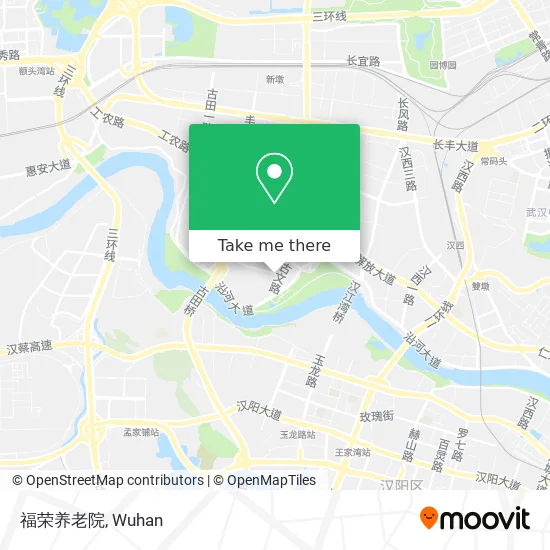 福荣养老院 map