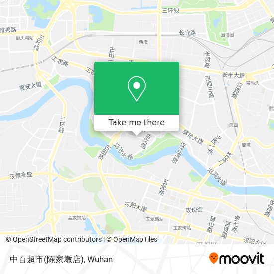 中百超市(陈家墩店) map